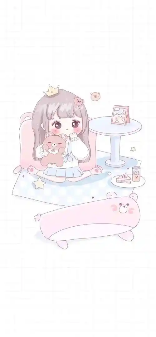 手机壁纸 简约 可爱全屏壁纸