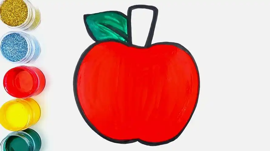 球形画法示范讲解 服务升级打开原网页 2儿童画画之苹果怎么画