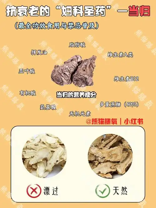 女生必备抗衰老的妇科圣药当归