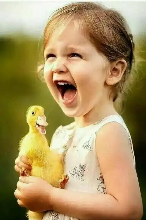 的亲吻,很亲昵好美的小女孩蝴蝶也很美闻闻花香应该是想起了什么开