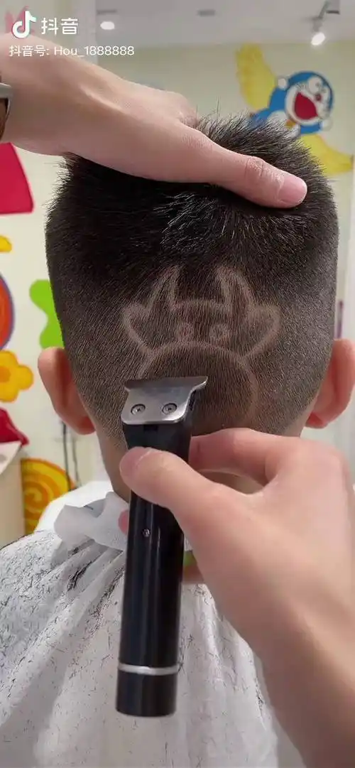 发型雕刻儿童发型设计截图一起扫福喽