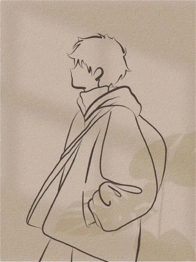 【每日简笔画61】画个帅哥