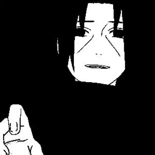 火影忍者黑白头像