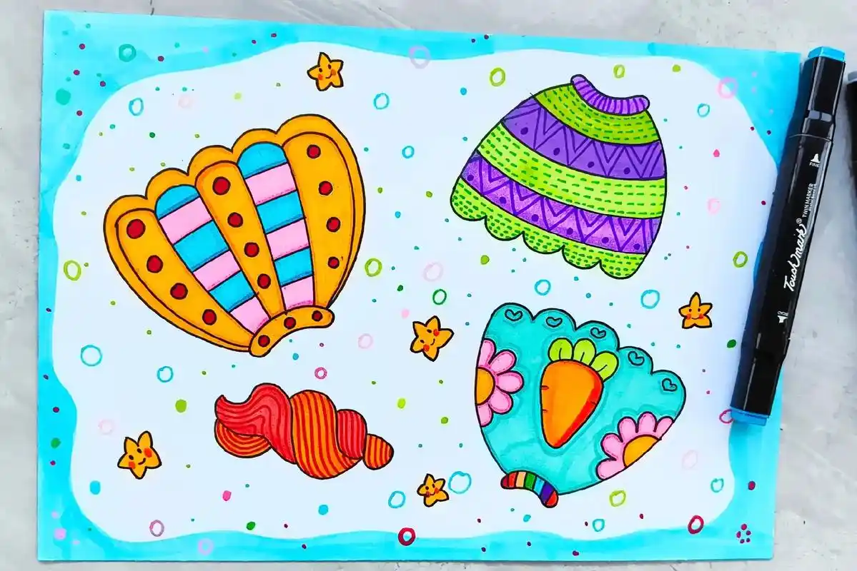 美丽的贝壳海螺