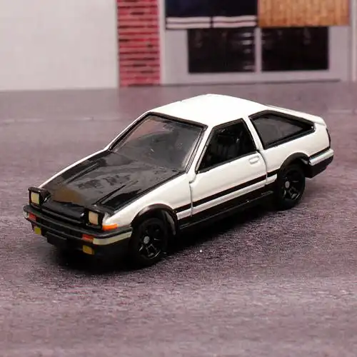 tomy多美卡合金汽车模型仿真玩具145号ae86头文字藤原合金车