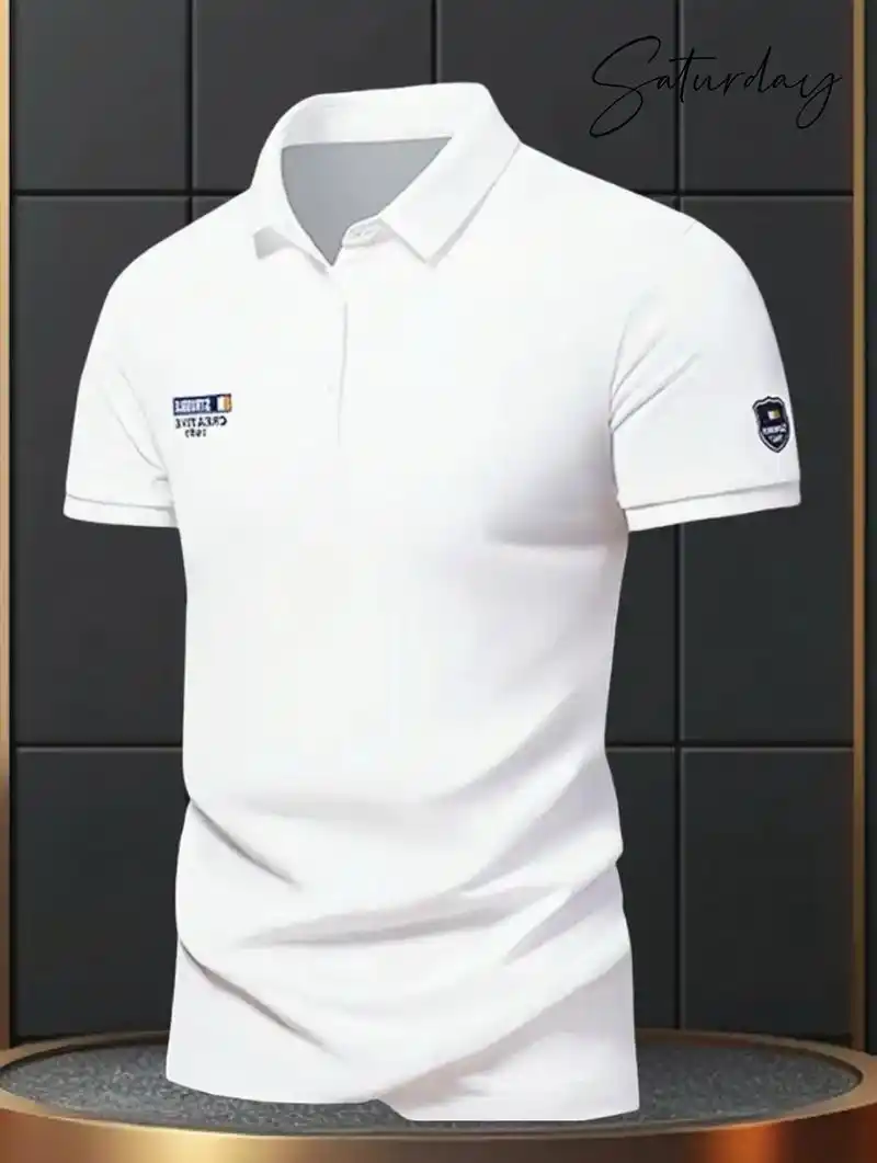 罗蒙夏季新款短袖polo衫男士透气休闲高档纯色百搭半袖体恤