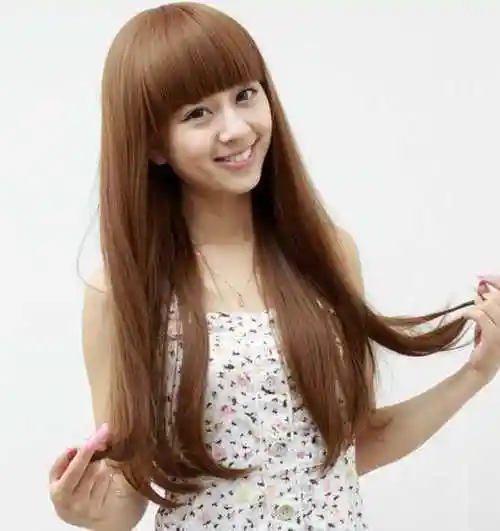 推荐2022韩式简单长直发_飘逸直发_女生发型大全