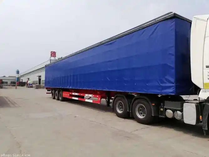篷布侧帘厢式半挂车厂价