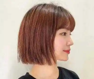 2022最火短发直发发型,一刀切甜美又个性