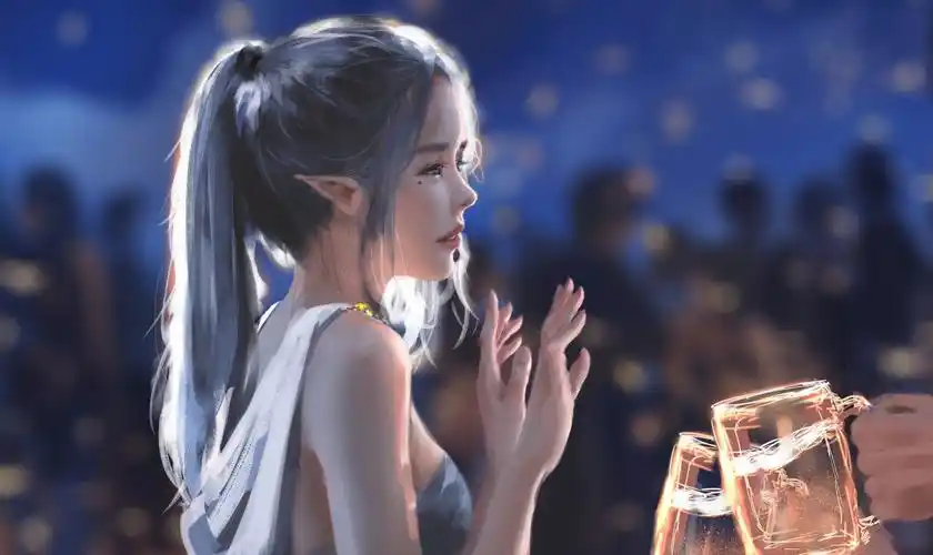 舞会 冰公主海琴烟 鬼刀4k图片,4k高清动漫图片,娟娟壁纸