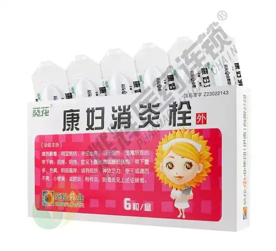 康妇消炎栓葵花20g6枚