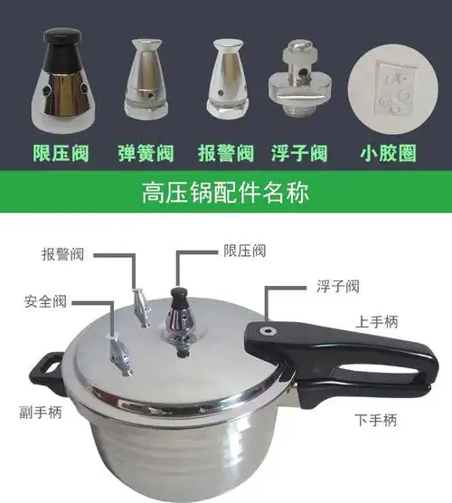 顺达乐厨不锈钢高压锅原厂副手柄锅把浮子阀限压阀原装压力锅配件