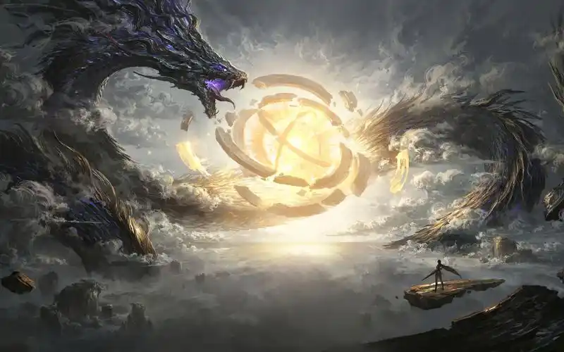 【板绘】永劫无间·"阴极真神-烛龙"咏武斗剑大会商稿