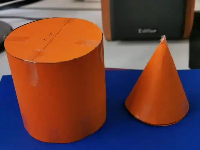 圆柱和圆锥的制作