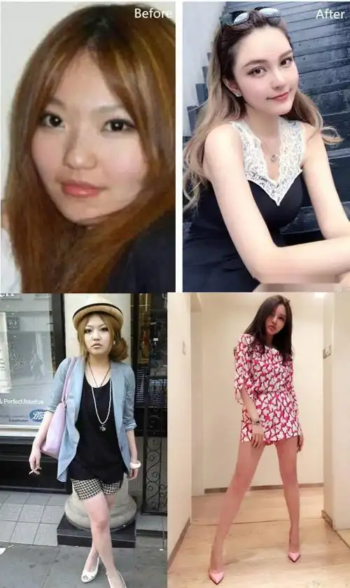 周扬青变脸对比照