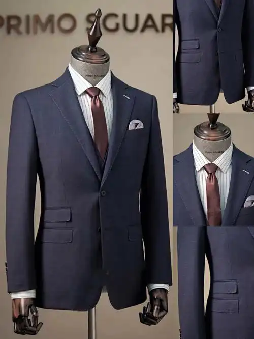 9411566颜色藏青色是西装三大色系之一亮眼洋气又不觉得