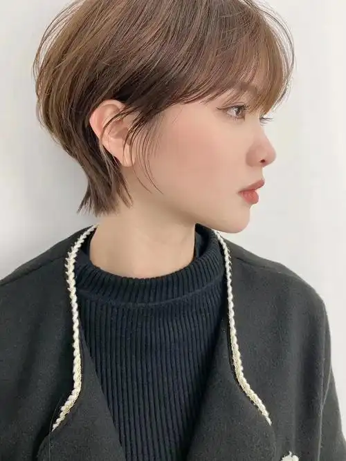 减龄发型  #短发