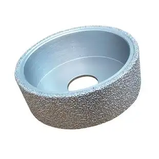 钎焊金刚石磨头角磨机石材磨边轮法国边半圆磨轮瓷砖大理石修边轮