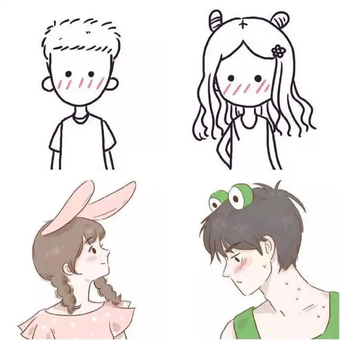 一组敲级可爱又搞怪的情头,秒赞脱单原 图 戳 坪