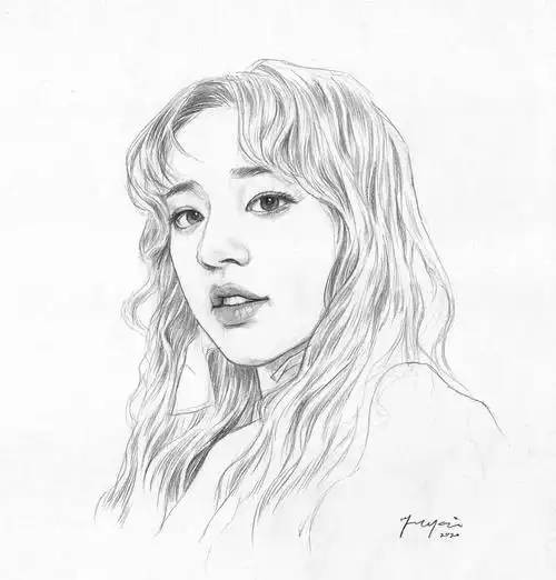 大神的美女线描,真的太绝了,干净利落的线条,临摹起来!