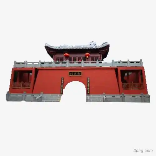 我的南天门png素材透明免抠图片城市地标