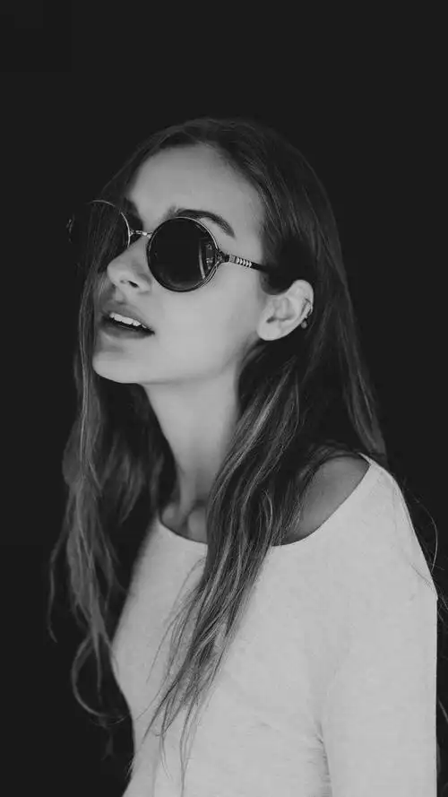 欧美黑白美女,高清图片,手机锁屏桌面-壁纸族