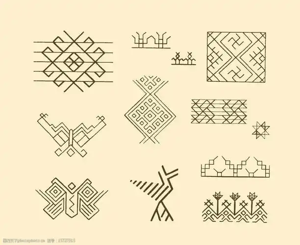 瑶族挑花图案图片