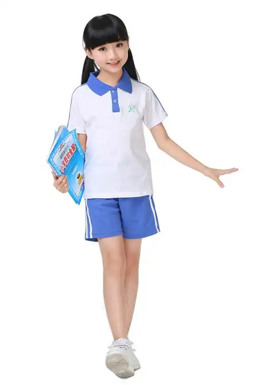 迪士尼disney深圳市小学生校服统一速干运动礼服套装夏秋冬装短袖短薄