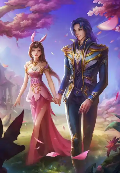 斗罗大陆唐三小舞牵手图片高清