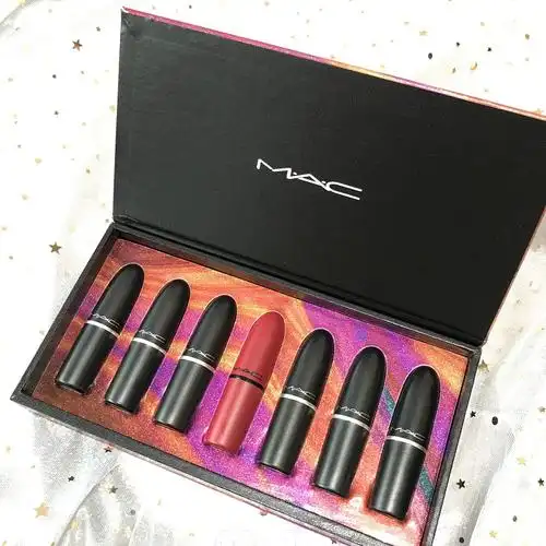 【圣诞节礼物】mac 魅可子弹头唇膏 口红 2支礼盒 10支套装 7支礼盒