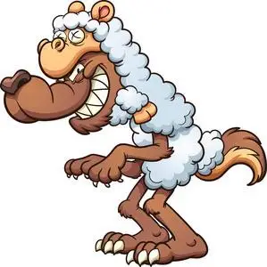 披着羊皮的狼图片