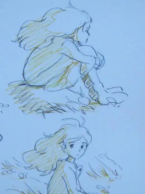 宫崎骏原画手稿(多图)