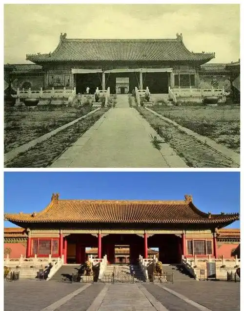 百年前的故宫什么样?一组对比照片告诉你,那时就像破庙一样_网易订阅