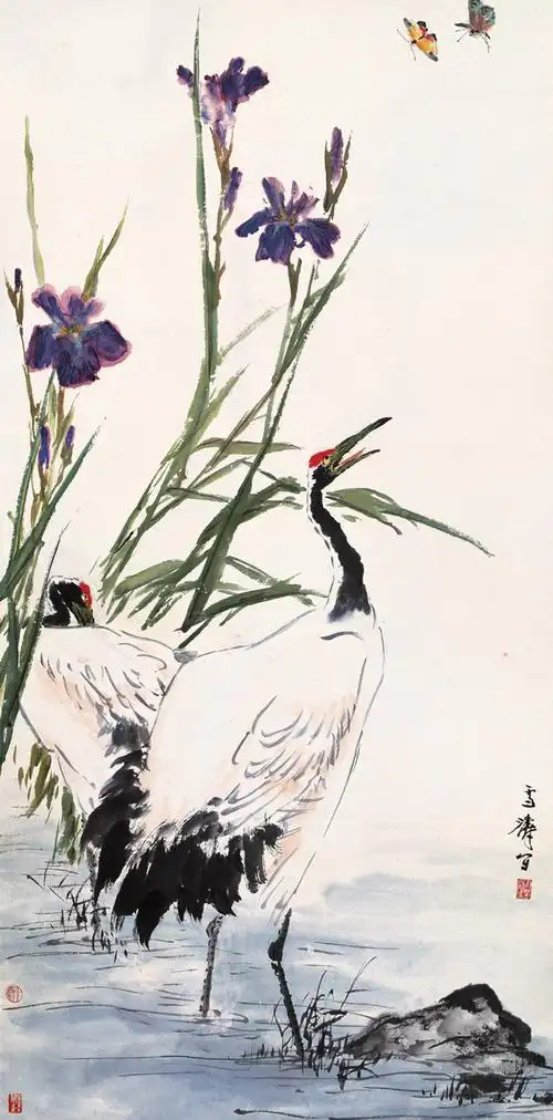 转载】国画大师王雪涛书画作品.