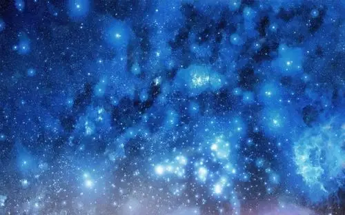 绚丽梦幻星空景色高清图片