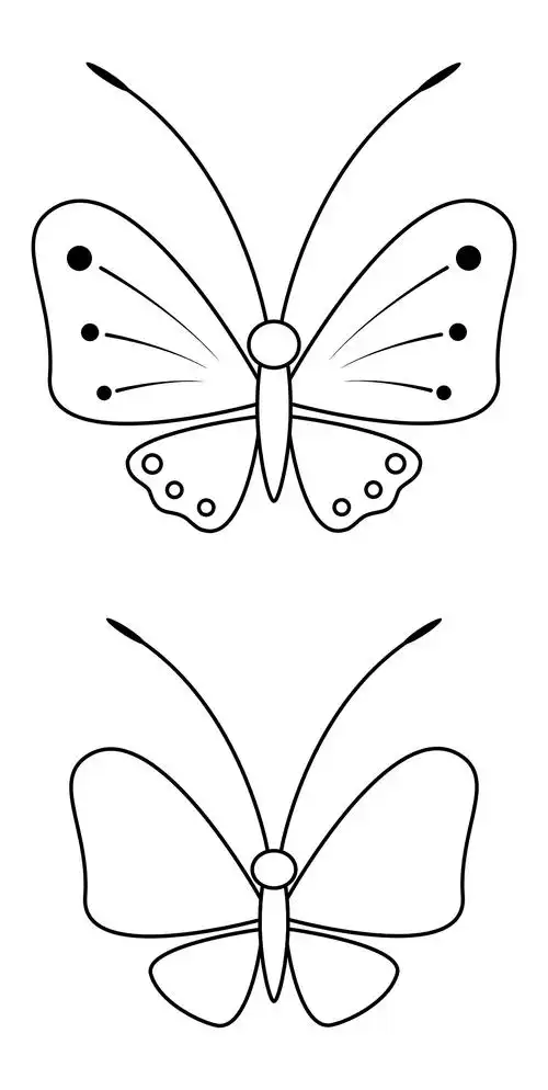 蝴蝶简笔画