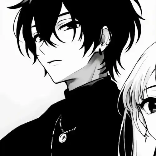 初为女友,请多关照(●70●) 74 黑白动漫情侣头像