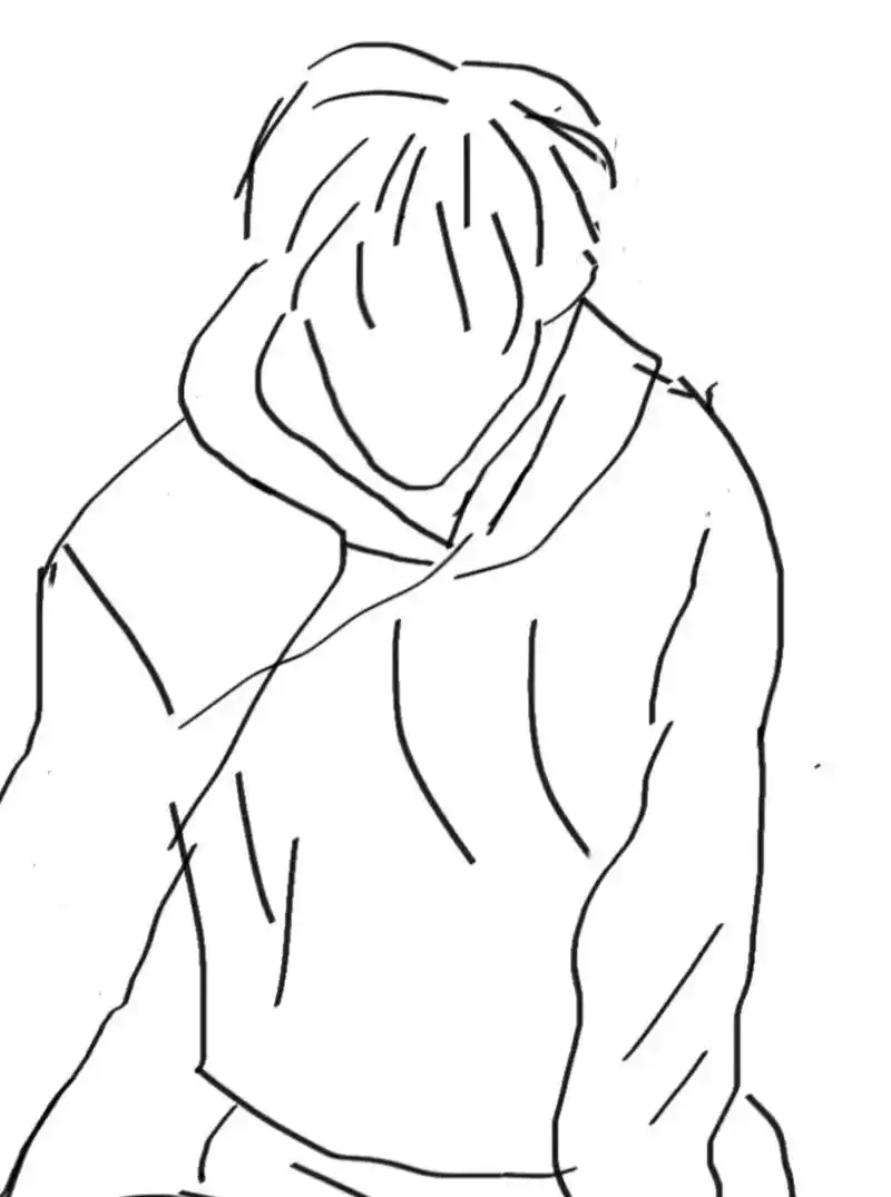 王俊凯 #线描画  第一次画,多多包涵97 - 抖音