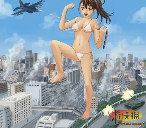 一大波巨大化后的二次元美少女