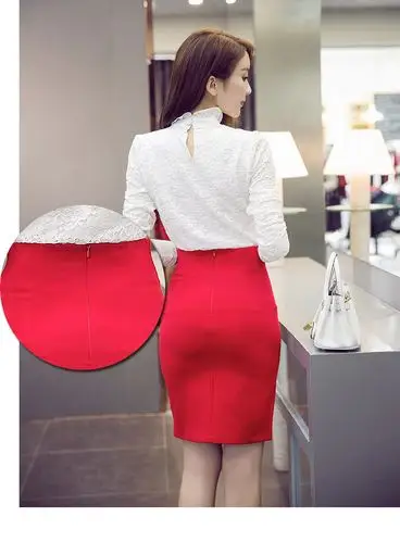 半身裙中长款一排扣包臀裙女开叉一步裙子高腰职业裙一件起批