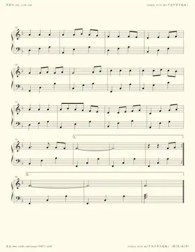 钢琴谱 - 千与千寻