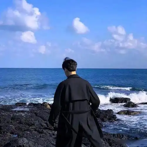 男生头像阳光干净帅气高冷不露脸男头