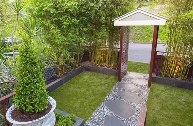 5个用竹子做装饰的30㎡小花园,颜值瞬间提升了一大截