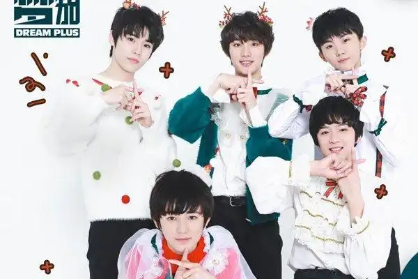 台风少年团的五位成员踩着师兄的成名路上位