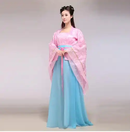 古装唐装汉服女装拖尾公主贵妃装