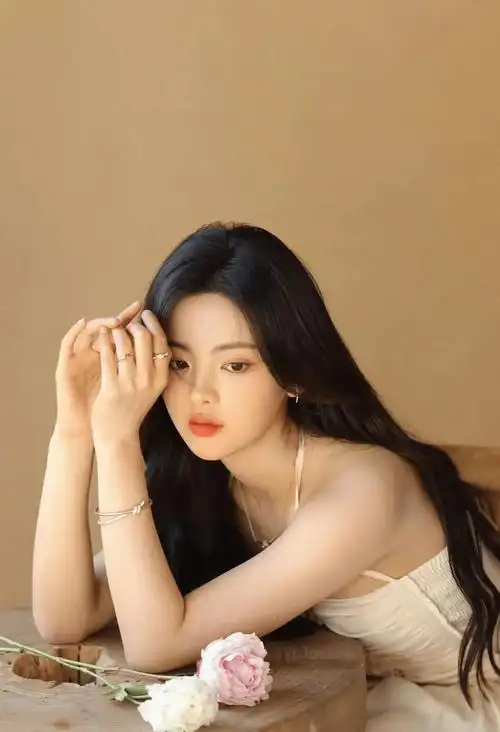 女星杨超越写真集:甜美俏丽,柔情似水