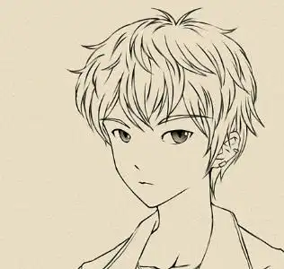 怎么画动漫男性的脸