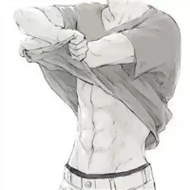 撩女的腹肌男生头像 2022猛男必备腹肌动漫男头 - 抖音