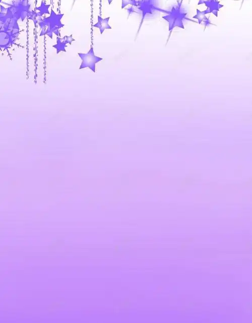 紫色星星和紫色背景h5背景