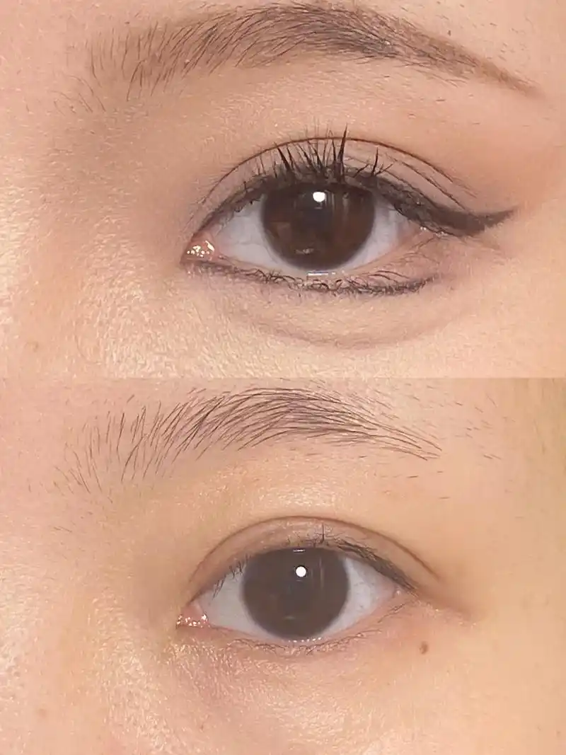 天津某24岁女子 因画出干净自然的眼睑下至和内眼角 感到十分 - 抖音